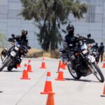 Capacitan a policías municipales en manejo de motocicletas