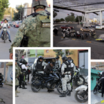 Tras ejecución de ex-policía y hechos delictivos, revisan motociclistas con Tránsito Municipal, Ejército, Guardia Nacional y FSPES.