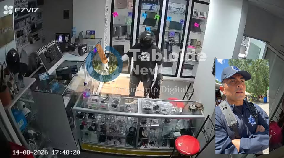 Asaltan negocio del centro a plena luz del día; habrían participado en otros asaltos a negocios: director de Policía