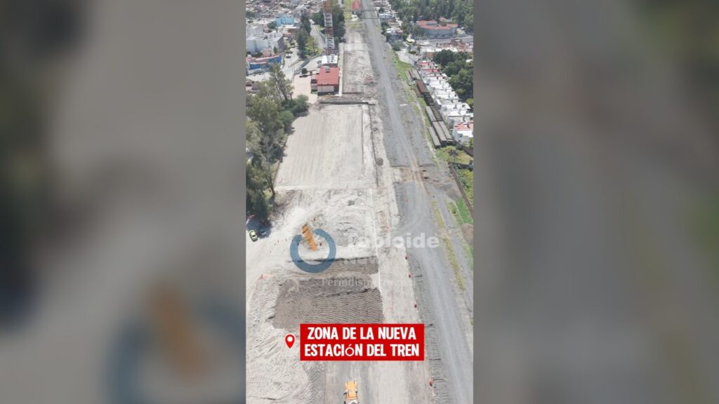 Así van las obras del tren de pasajeros a su paso por Celaya