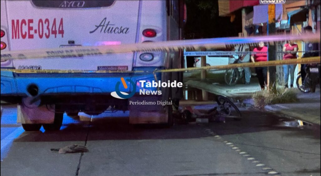 Camión de transporte público atropella a ciclista en Camino a San José de Guanajuato