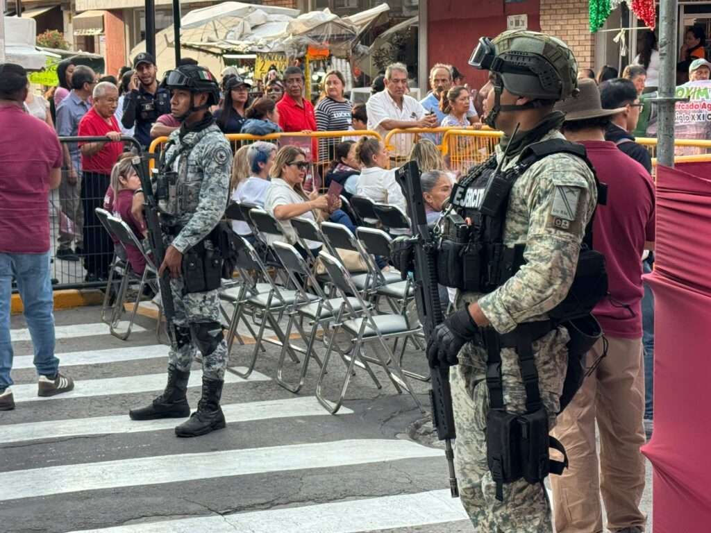 "Rifles tumba-drones" vigilaron zona de la Calzada durante informe de gobierno del alcalde