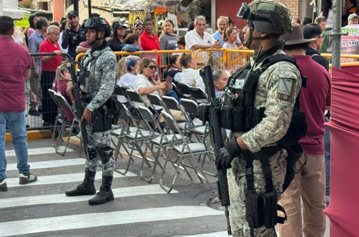 "Rifles tumba-drones" vigilaron zona de la Calzada durante informe de gobierno del alcalde